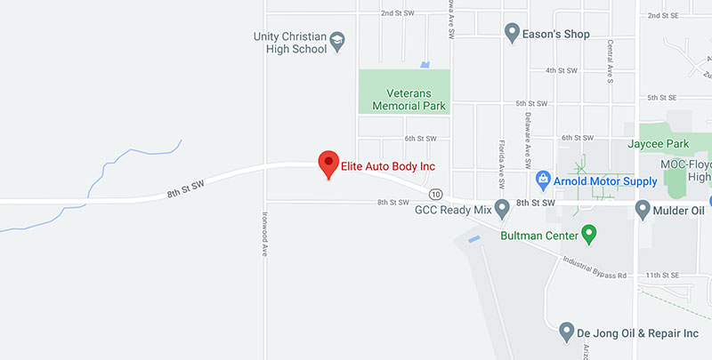Elite Auto Body Inc. Orange City, Iowa